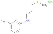 Benzenamine, 3-methyl-N-[3-(methylthio)propyl]-, hydrochloride