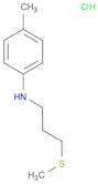 Benzenamine, 4-methyl-N-[3-(methylthio)propyl]-, hydrochloride