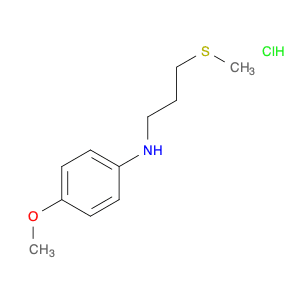 Benzenamine, 4-methoxy-N-[3-(methylthio)propyl]-, hydrochloride