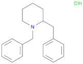 Piperidine, 1,2-bis(phenylmethyl)-, hydrochloride