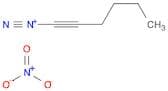 1-Hexyne-1-diazonium, nitrate (1:1)