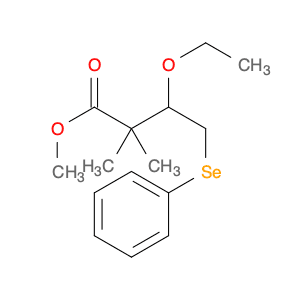 Butanoic acid, 3-ethoxy-2,2-dimethyl-4-(phenylseleno)-, methyl ester