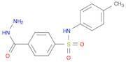 Benzoic acid, 4-[[(4-methylphenyl)amino]sulfonyl]-, hydrazide