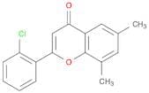 4H-1-Benzopyran-4-one, 2-(2-chlorophenyl)-6,8-dimethyl-