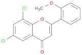 4H-1-Benzopyran-4-one, 6,8-dichloro-2-(2-methoxyphenyl)-