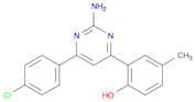 Phenol, 2-[2-amino-6-(4-chlorophenyl)-4-pyrimidinyl]-4-methyl-