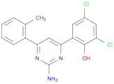 Phenol, 2-[2-amino-6-(2-methylphenyl)-4-pyrimidinyl]-4,6-dichloro-