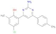 Phenol, 2-[2-amino-6-(4-methylphenyl)-4-pyrimidinyl]-4-chloro-6-methyl-