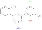 Phenol, 2-[2-amino-6-(2-methylphenyl)-4-pyrimidinyl]-4-chloro-6-methyl-