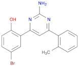 Phenol, 2-[2-amino-6-(2-methylphenyl)-4-pyrimidinyl]-4-bromo-
