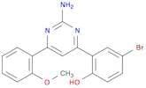 Phenol, 2-[2-amino-6-(2-methoxyphenyl)-4-pyrimidinyl]-4-bromo-