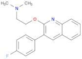 Ethanamine, 2-[[3-(4-fluorophenyl)-2-quinolinyl]oxy]-N,N-dimethyl-