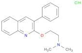 Ethanamine, N,N-dimethyl-2-[(3-phenyl-2-quinolinyl)oxy]-, hydrochloride
