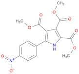1H-Pyrrole-2,3,4-tricarboxylic acid, 5-(4-nitrophenyl)-, trimethyl ester