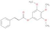 2-Propenoic acid, 3-phenyl-, 3,4,5-trimethoxyphenyl ester