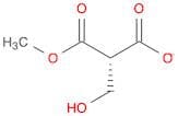 Propanedioic acid, hydroxymethyl-, monomethyl ester, (S)-