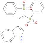 1H-Indole, 3-[2,2-bis(phenylsulfonyl)ethyl]-