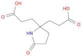 2,2-Pyrrolidinedipropanoic acid, 5-oxo-