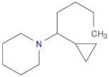 Piperidine, 1-(1-cyclopropylpentyl)-