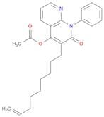 1,8-Naphthyridin-2(1H)-one, 4-(acetyloxy)-3-(8-nonenyl)-1-phenyl-