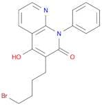1,8-Naphthyridin-2(1H)-one, 3-(4-bromobutyl)-4-hydroxy-1-phenyl-