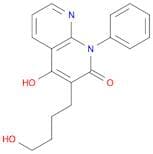 1,8-Naphthyridin-2(1H)-one, 4-hydroxy-3-(4-hydroxybutyl)-1-phenyl-