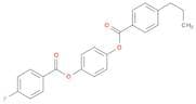 Benzoic acid, 4-fluoro-, 4-[(4-propylbenzoyl)oxy]phenyl ester