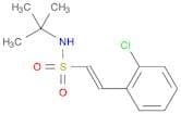 Ethenesulfonamide, 2-(2-chlorophenyl)-N-(1,1-dimethylethyl)-, (E)-
