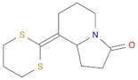 3(2H)-Indolizinone, 8-(1,3-dithian-2-ylidene)hexahydro-