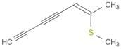 5-Heptene-1,3-diyne, 6-(methylthio)-, (Z)-