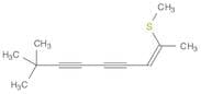 2-Nonene-4,6-diyne, 8,8-dimethyl-2-(methylthio)-, (Z)-