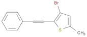 Thiophene, 3-bromo-5-methyl-2-(phenylethynyl)-