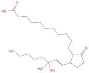 Cyclopentaneundecanoic acid, 2-(3-hydroxy-3-methyl-1-octenyl)-5-oxo-