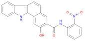 11H-Benzo[a]carbazole-3-carboxamide, 2-hydroxy-N-(2-nitrophenyl)-