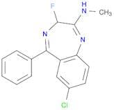 3H-1,4-Benzodiazepin-2-amine, 7-chloro-3-fluoro-N-methyl-5-phenyl-