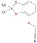 Acetonitrile, [(2,2-dimethyl-1,3-benzodioxol-4-yl)oxy]-