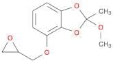 1,3-Benzodioxole, 2-methoxy-2-methyl-4-(oxiranylmethoxy)-