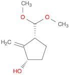 Cyclopentanol, 3-(dimethoxymethyl)-2-methylene-, cis-