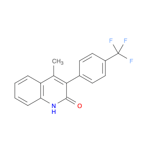 2(1H)-Quinolinone, 4-methyl-3-[4-(trifluoromethyl)phenyl]-