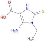 1H-Imidazole-4-carboxylic acid, 5-amino-1-ethyl-2,3-dihydro-2-thioxo-