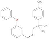 Benzene, 1-[4-methyl-4-(4-methylphenyl)-1-pentenyl]-3-phenoxy-