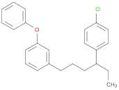 Benzene, 1-[4-(4-chlorophenyl)hexyl]-3-phenoxy-