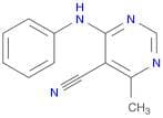 5-Pyrimidinecarbonitrile, 4-methyl-6-(phenylamino)-