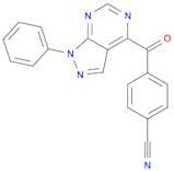 Benzonitrile, 4-[(1-phenyl-1H-pyrazolo[3,4-d]pyrimidin-4-yl)carbonyl]-
