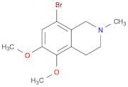 Isoquinoline, 8-bromo-1,2,3,4-tetrahydro-5,6-dimethoxy-2-methyl-