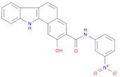 11H-Benzo[a]carbazole-3-carboxamide, 2-hydroxy-N-(3-nitrophenyl)-