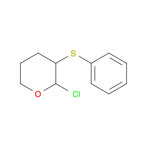 2H-Pyran, 2-chlorotetrahydro-3-(phenylthio)-