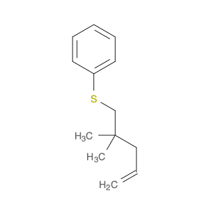 Benzene, [(2,2-dimethyl-4-pentenyl)thio]-