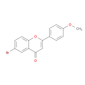 4H-1-Benzopyran-4-one, 6-bromo-2-(4-methoxyphenyl)-