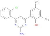 Phenol, 2-[2-amino-6-(2-chlorophenyl)-4-pyrimidinyl]-4,6-dimethyl-